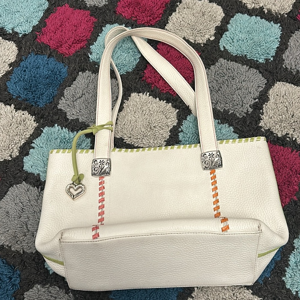 Brighton purse #D158514 white green pink bag/purse